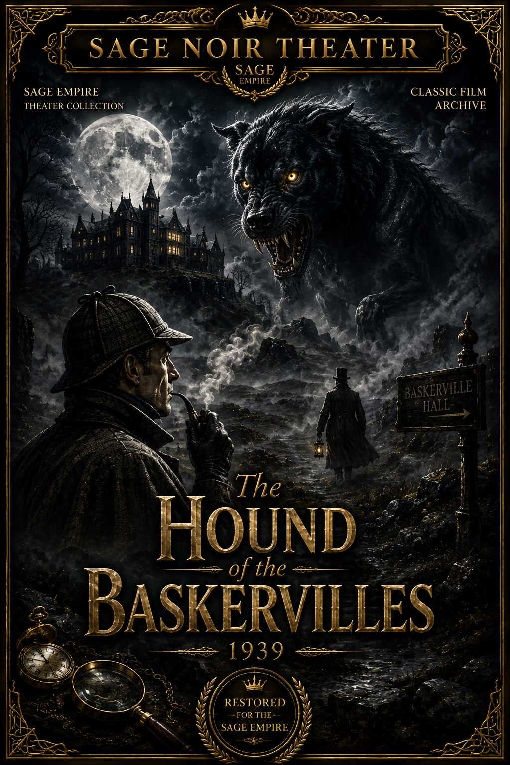 The Hound of the Baskervilles poster