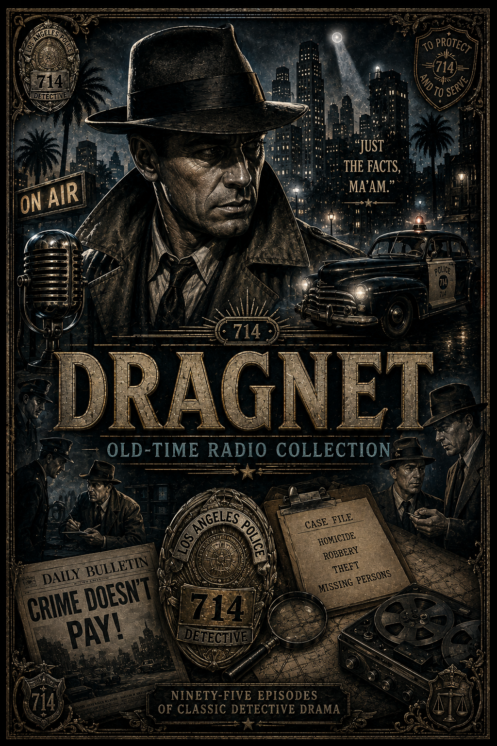 Dragnet — Old-Time Radio Collection cover